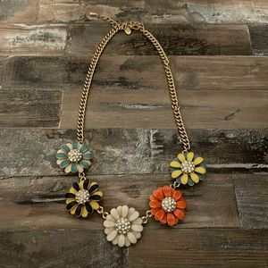 Funky pattern Iia Sophia flowered necklace